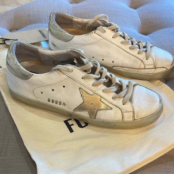 PRICE DROP Just resole & cleaned at a GG store! Golden Goose Superstar Size 39 - Picture 3 of 7